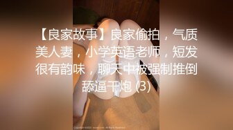 【良家故事】良家偷拍，气质美人妻，小学英语老师，短发很有韵味，聊天中被强制推倒舔逼干炮 (3)