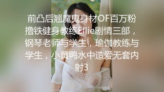 前凸后翘魔鬼身材OF百万粉撸铁健身教练Ellie剧情三部，钢琴老师与学生，瑜伽教练与学生，小黄鸭水中造爱无套内射3