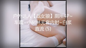 户外达人【战女狼】厕所4P~车震~小树林无套内射~白浆直流 (5)